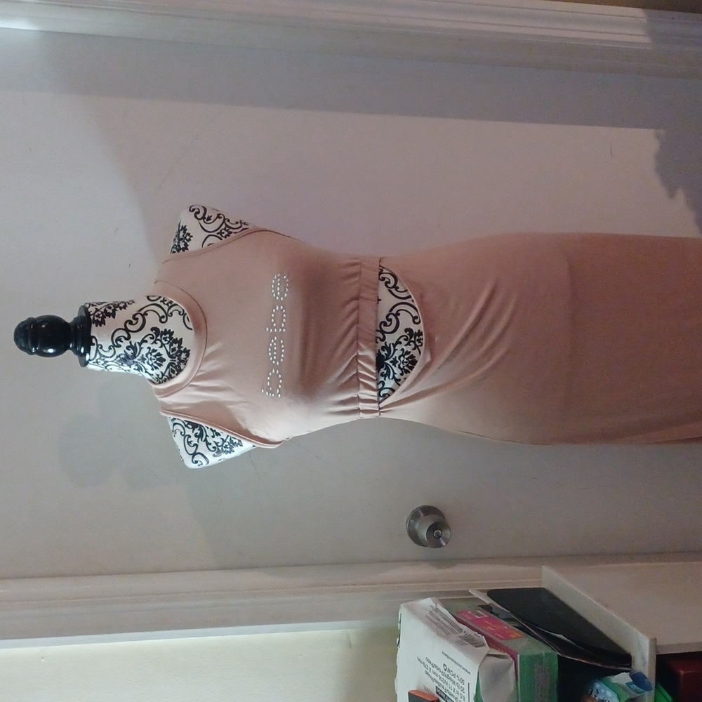 Open around abs maxi Tube dress